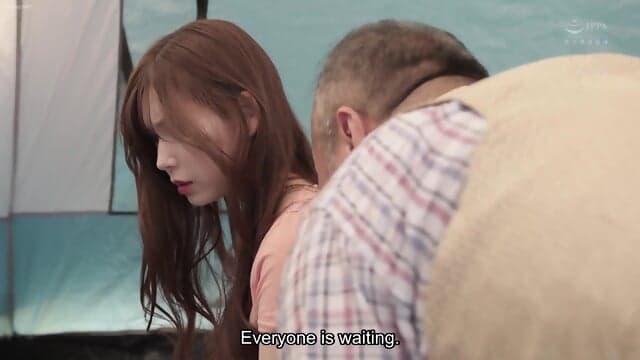 Synnful Japanese Wife Gangbanged And Creampied Repeatedly By Older Men In C@mp (CENSORED) [ENG SUB]  - 1080p - Tsumugi Akari thumbnail